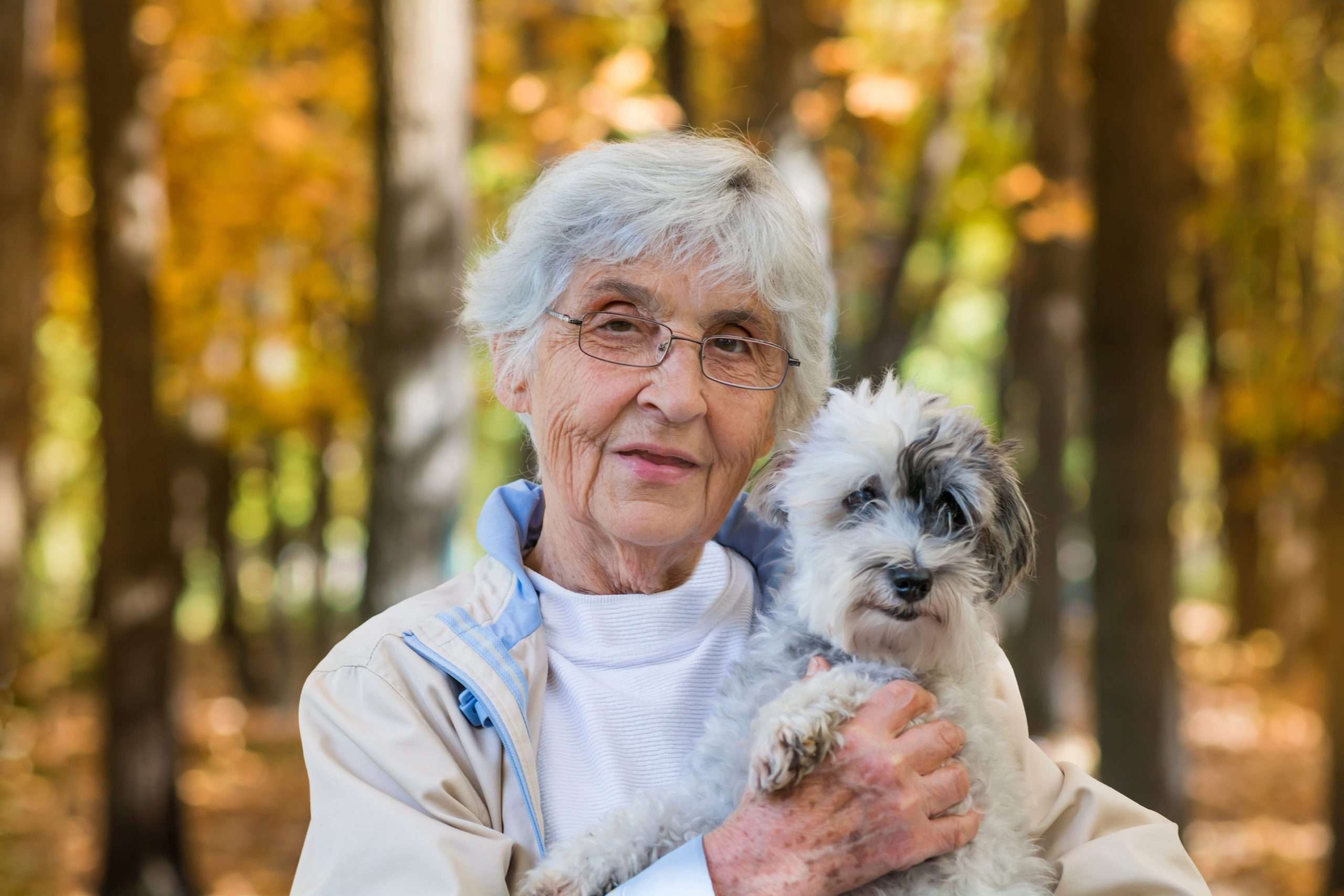 person-centred-care-1 person-centred care, a lady with her dog